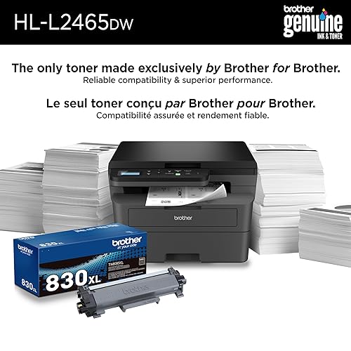 Brother HL-L2465DW Wireless Compact Monochrome Multifunction Laser Printer with Refresh Subscription Option
