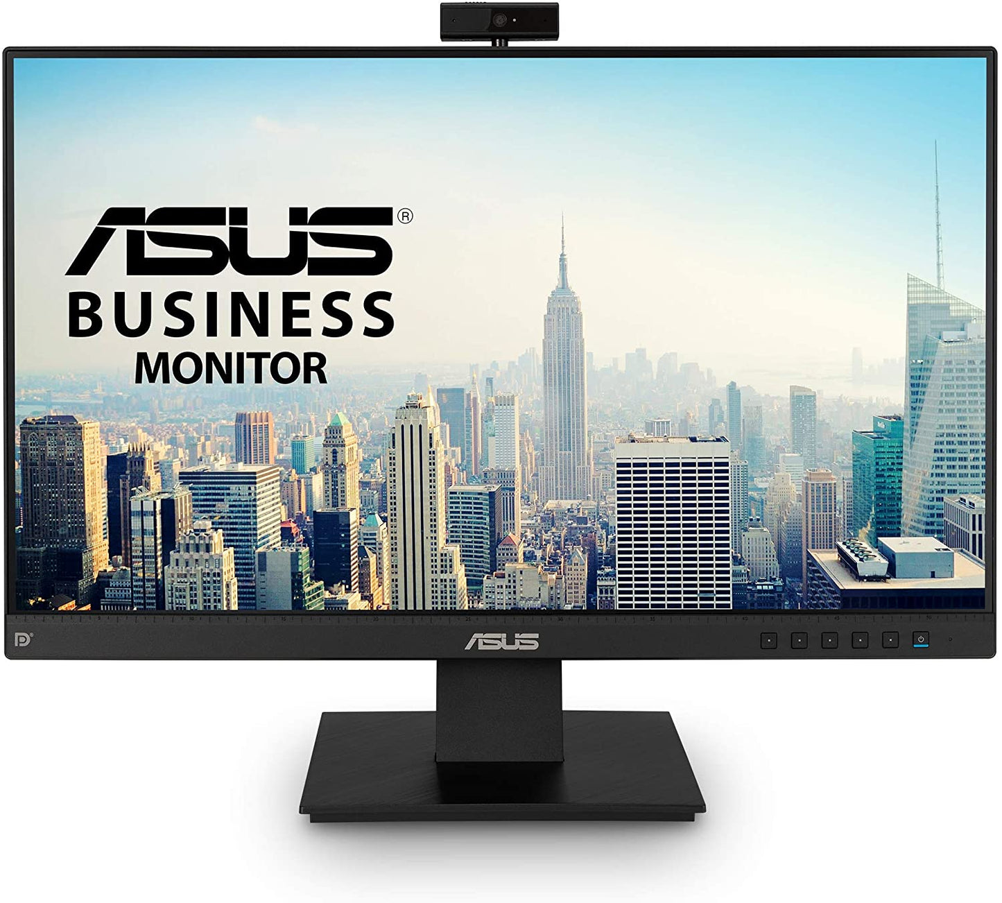 ASUS BE24EQK 23.8” Business Monitor with Webcam, 1080P Full HD IPS, Eye Care, DisplayPort HDMI, Frameless, Built-in Adjustable 2MP Webcam, Mic Array, Stereo Speaker, Video Conference 23.8" IPS w/Webcam & DisplayPort