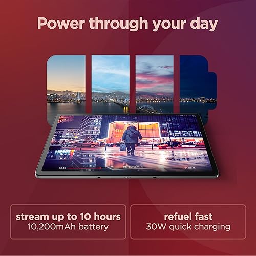 Lenovo Tab P12-2023 - Expansive Touchscreen Tablet - 12.7" 3K Display - 13MP Camera - 8GB Memory - 128GB UFS Storage - Android 13 - Dolby Atmos - Quad JBL Speakers - Pen Included