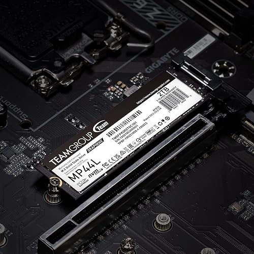 TEAMGROUP MP44L 1TB SLC Cache NVMe 1.4 PCIe Gen 4x4 M.2 2280 Laptop&Desktop SSD (R/W Speed up to 5,000/3,700MB/s) TM8FPK001T0C101 1TB Swift