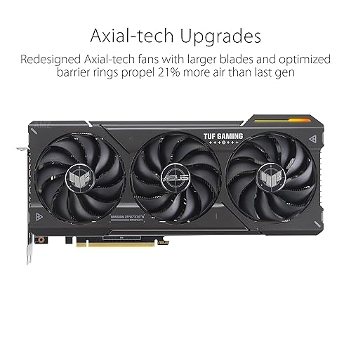 ASUS TUF Gaming GeForce RTX™ 4070 Super OC Edition Gaming Graphics Card (PCIe 4.0, 12GB GDDR6X, DLSS 3, HDMI 2.1a, DisplayPort 1.4a)