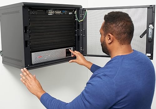 APC UPS, 750VA Smart-UPS Lithium-Ion UPS with SmartConnect and Network Card, SMTL750RM2UCNC, Pure Sine Wave, Short-Depth 120V Uninterruptible Power Supply