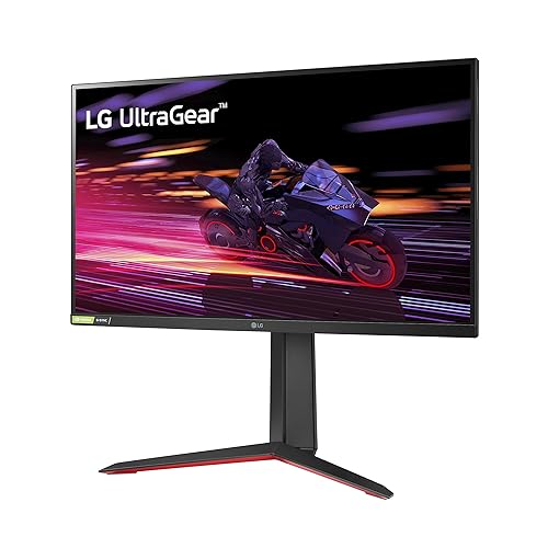 LG Ultragear 27GP750-B 27” FHD Gaming Monitor - IPS, 240Hz, 1ms, NVIDIA G-SYNC & AMD FreeSync Premium, HDR10, Adjustable Stand, sRGB 99%, Crosshair, Black Stabilizer