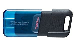 Kingston DataTraveler 80 M 256GB USB-C Flash Drive | USB 3.2 Gen 1 | Up to 200MB/s | DT80M/256GB