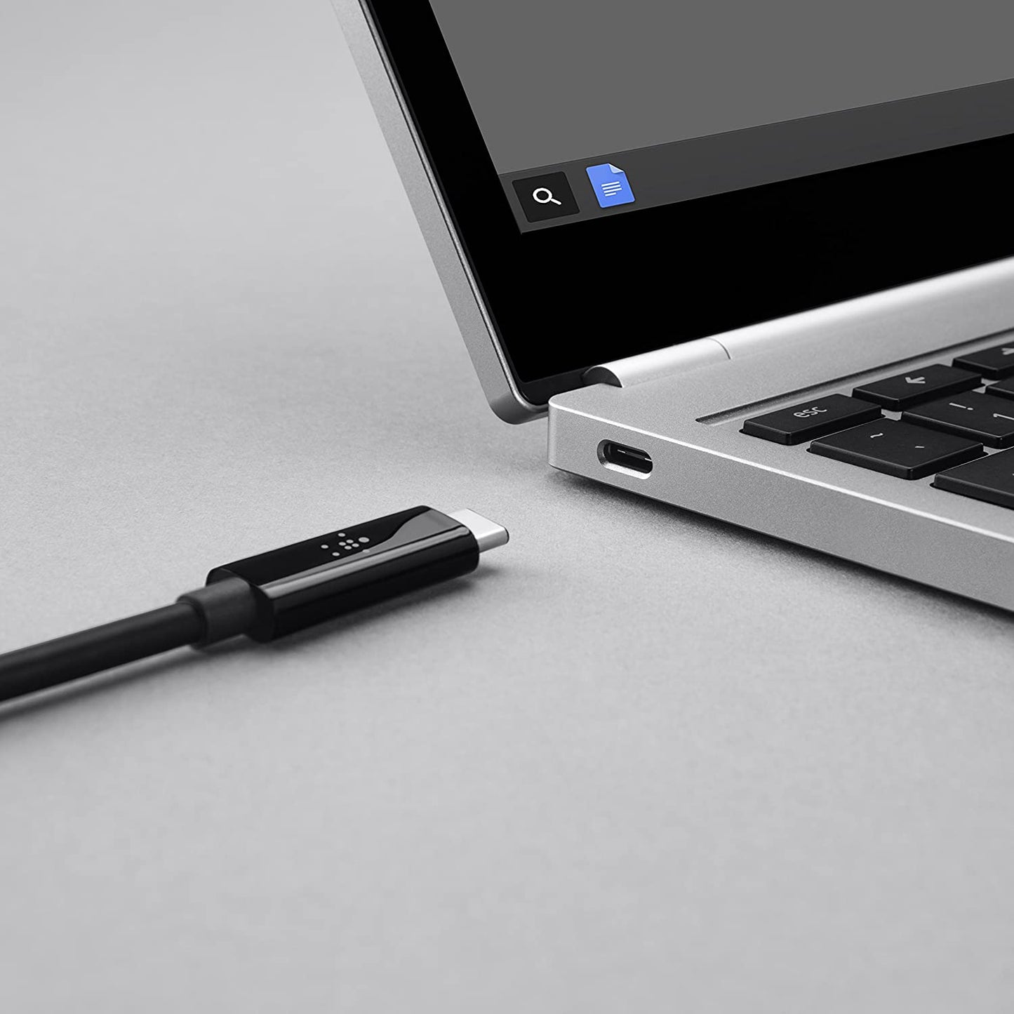 Belkin Thunderbolt 3 Usb Type-C Cable - Featuring Usb-C To Usb-C End Connections On 3 Foot/1 Meter Long Thunderbolt 3 Cable - 20 Gbps Data Transfer Speed - Usb 3.1 Compatible 10GB/s (F2CD081bt1M-BLK) 3 ft/ 20 Gbps