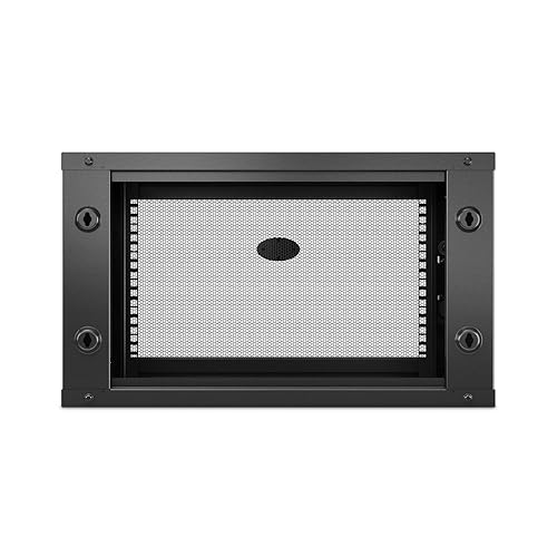 APC/Schneider Electric - AR106SH4 - Netshelter Wx 6u Single Hinged Wall-Mount Enclosure 400mm Deep