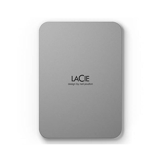 Lacie 1TB Mobile Drive V2 USB-C - Moon Silver