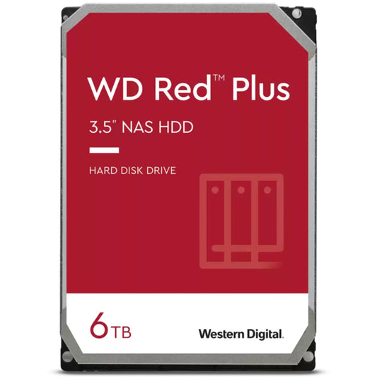 Western Digital Red Plus WD60EFPX 3.5 6000 GB Serial ATA III Internal Hard Drive
