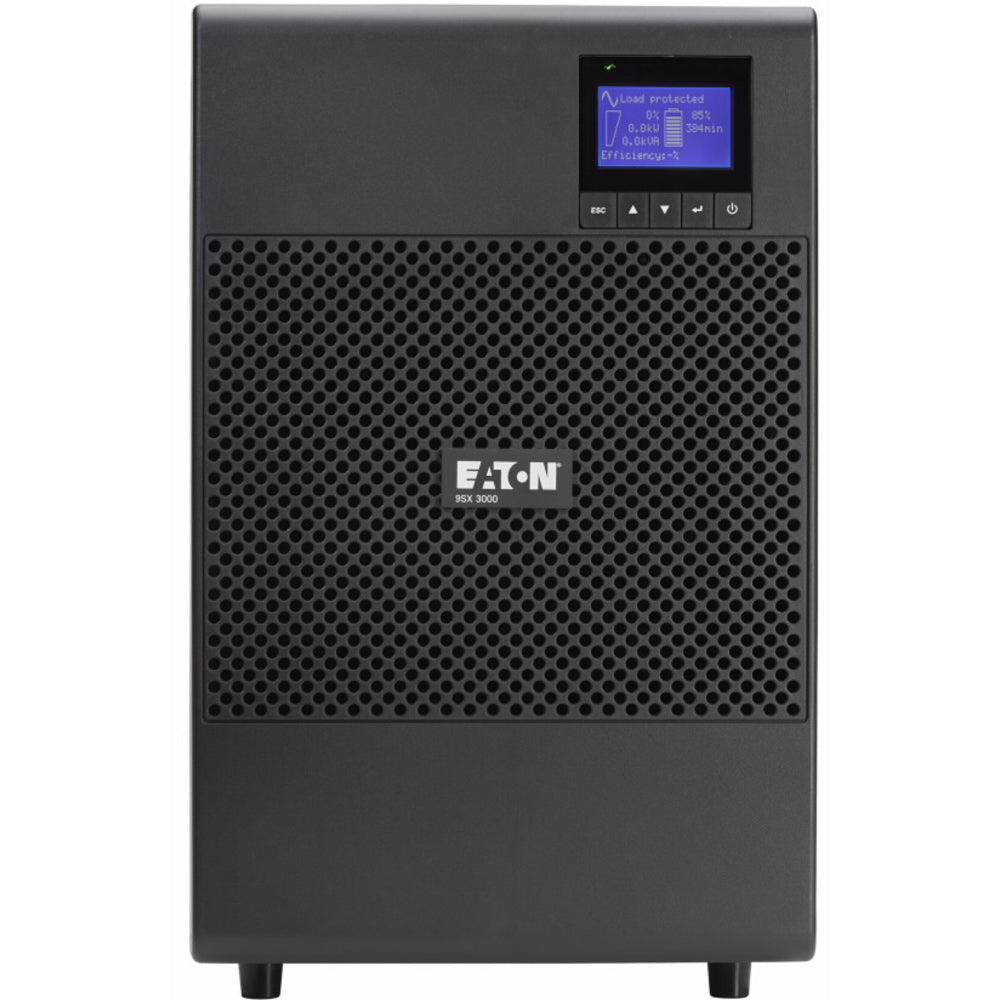Eaton 9SX 3000VA 2700W 120V Online Double-Conversion UPS - Hardwired In/Out, Cybersecure Network Card Option, Extended Run, Tower - Tower - 5.70 Minute Stand-by - 120 V AC Input - 100 V AC, 110 V AC, 120 V AC, 125 V AC Output