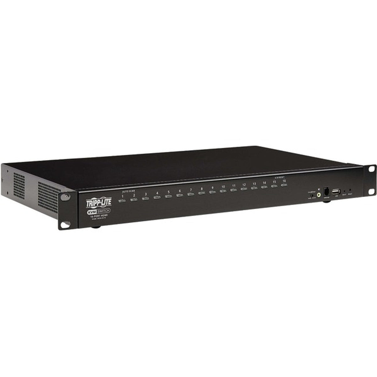 Tripp Lite HDMI/USB KVM Switch 16Port Audio/Video USB Peripheral Sharing 1U B024-HU16