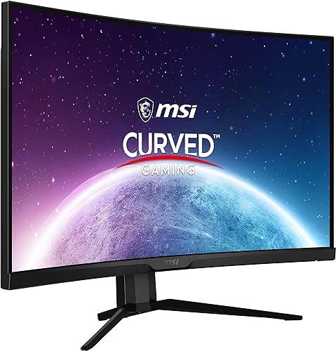 MSI MAG325CQRF QD, 31.5 Gaming Monitor | 2560 x 1440 (QHD) Rapid VA with Quantum Dot | 1 ms | 170Hz | FreeSync Premium | HDR Ready | 1000R | HDMI | DisplayPort | Tilt and Height Adjustable