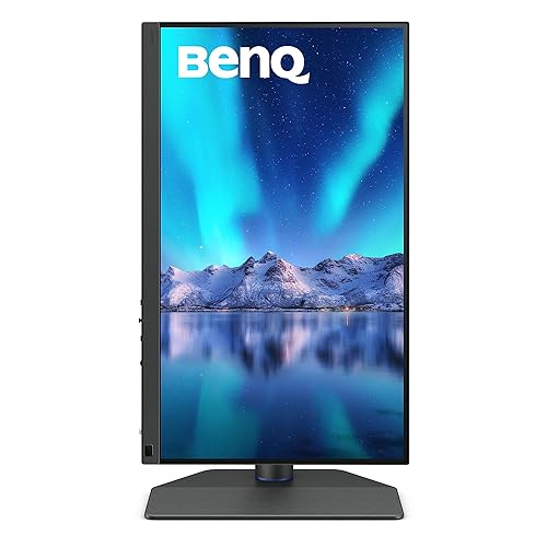 BenQ SW272U 27-Inch 4K 90W USB-C Photographer MacBook/Windows Compatible Monitor, 99% Adobe RGB, 100% sRGB, TUV Anti-Reflection Cert, 1.07 Billion Colors, 16-Bit 3D LUT, Wireless Hotkey Puck