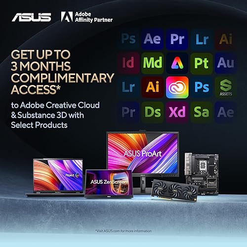 Asus ProArt PA32UCXR 32" Class 4K UHD LED Monitor - 16:9 - 32" Viewable - In-plane Switching (IPS) Technology - Mini LED Backlight - 3840 x 2160 - 1073.7 Million Colors (10-bit) - Adaptive Sync - 1600 Nit - 5 ms - GTG Refresh Rate