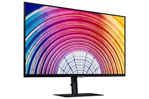 Samsung S60A Series 24 Inch QHD 2540x1440 Computer Monitor, IPS 75 Hz, HDR10, DP, HDMI, Headphone, USB 3.0 Hub, 3-Yr WRNTY (LS24A600NWNXGO)