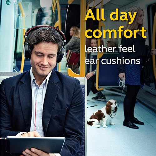 Jabra Evolve 80 UC Wired Headset Professional Telephone Headphones with Unrivalled Noise Cancellation for Calls and Music, Features World-Class Speakers and All Day Comfort UC Optimized