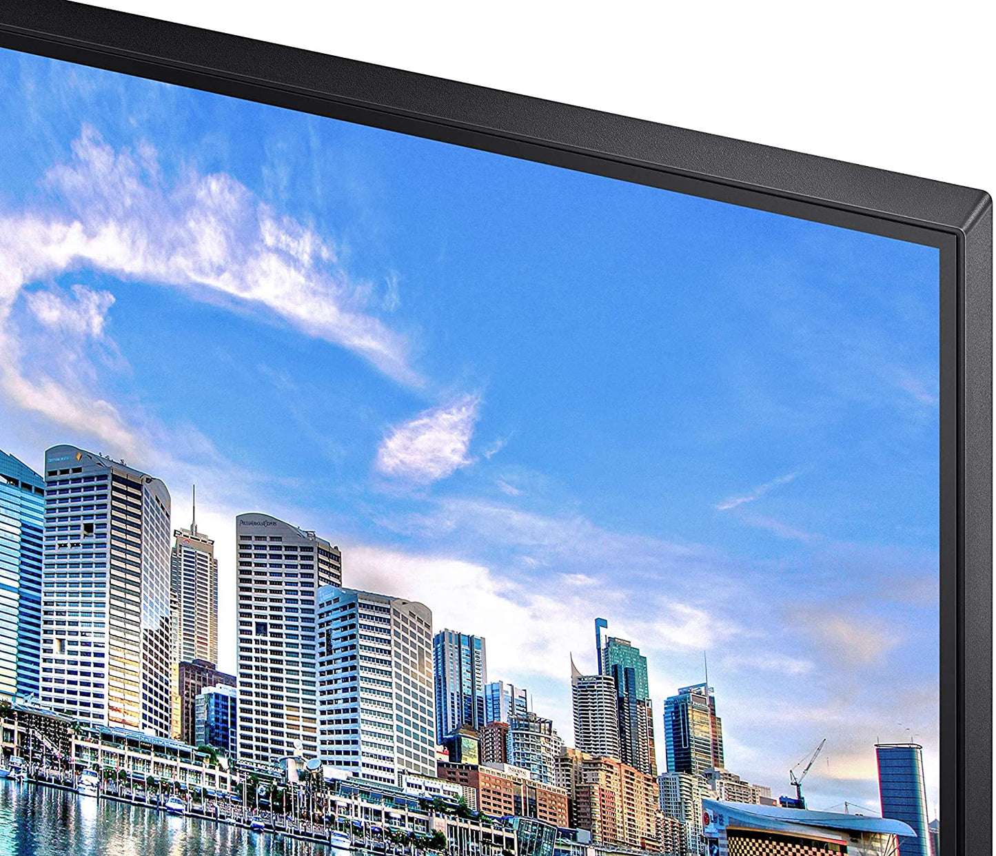 Samsung business Samsung FT45 Series 27-Inch FHD 1080p Computer Monitor, 75Hz, IPS Panel, HDMI, USB Hub, Height Adjustable Stand, 3 Yr WRNTY (LF27T450FQNXGO)