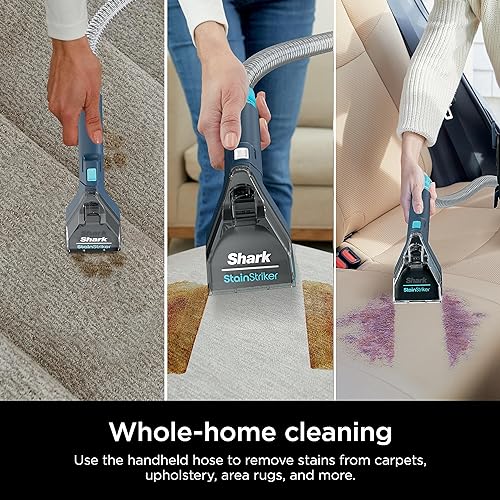 Shark StainStriker Portable Carpet & Upholstery Cleaner - Spot, Stain, & Odour Eliminator - Carpets, Area Rugs, Couches, Navy, PX200C (Canadian Edition)