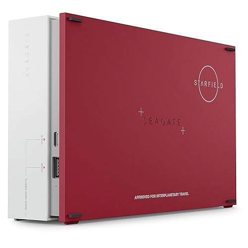 Seagate Starfield Special Edition Game Hub 8TB External Gaming Hard Drive Desktop HDD - USB 3.2 Gen 1, Dual USB-C and USB-A Ports, Custom RGB LED, 3 Year Rescue Services (STMK8000400) Starfield 8TB Gaming