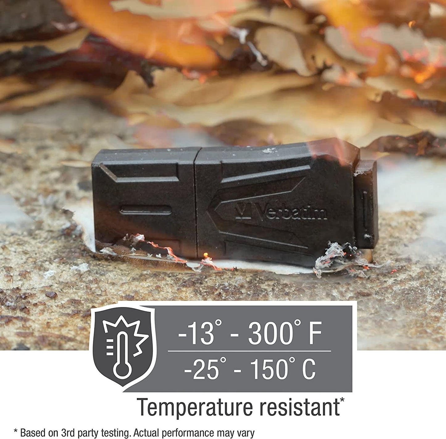 Verbatim 32GB ToughMAX USB 2.0 Flash Drive - Extremely Durable Thumb Drive - Black