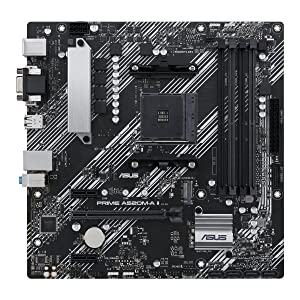 ASUS Prime A520M-A II/CSM AMD AM4(3rd Gen Ryzen) microATX Commercial Motherboard(ECC Memory,M.2 Support,1Gb Ethernet, DP/HDMI 2.1/D-Sub, 4K@60HZ, USB3.2 Gen1Type-A, ARGBheader with AURAsync)