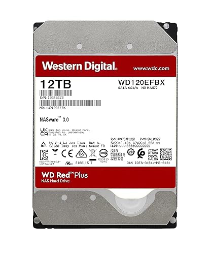 Western Digital Red Plus NAS - Hard Drive - 12 TB