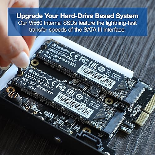 Verbatim 512GB Vi560 SATA III M.2 2280 Internal SSD - Desktop PC, Notebook Device Supported - 240 TB TBW - 560 MB/s Maximum Read Transfer Rate - 2 Year Warranty
