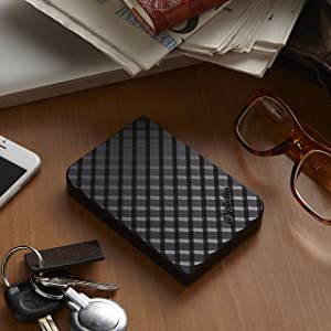 Verbatim 1TB Store 'n' Go Portable Hard Drive, USB 3.0, Diamond Black 97395 Black 1TB