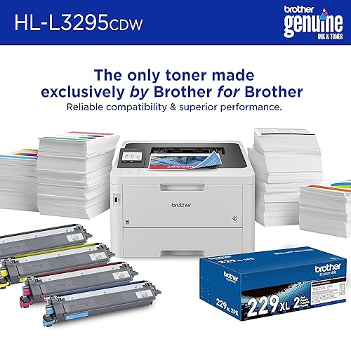 Brother HL-L3295CDW Wireless Compact Digital Colour Printer with Laser Quality Output, Duplex, and NFC