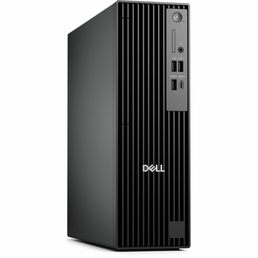 Dell Pro Slim Plus QBS1250 Desktop Computer - Intel Core Ultra 5 235 - 16 GB - 512 GB SSD - Slim PC - Standard Black - Intel Chip - Windows 11 Pro - Intel DDR5 SDRAM - DVD-Writer - English (US) Keyboard - 260 W