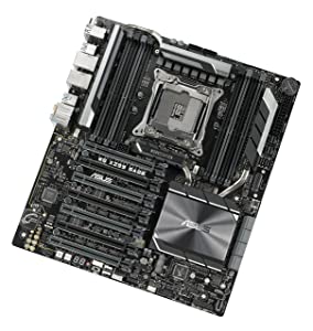 ASUS WS X299 SAGE LGA2066 DDR4 M.2 U.2 X299 CEB Motherboard for Intel Core X-Series Processors with Quad-GPU Support, DDR4 4200MHz, Dual M.2 & U.2 Support