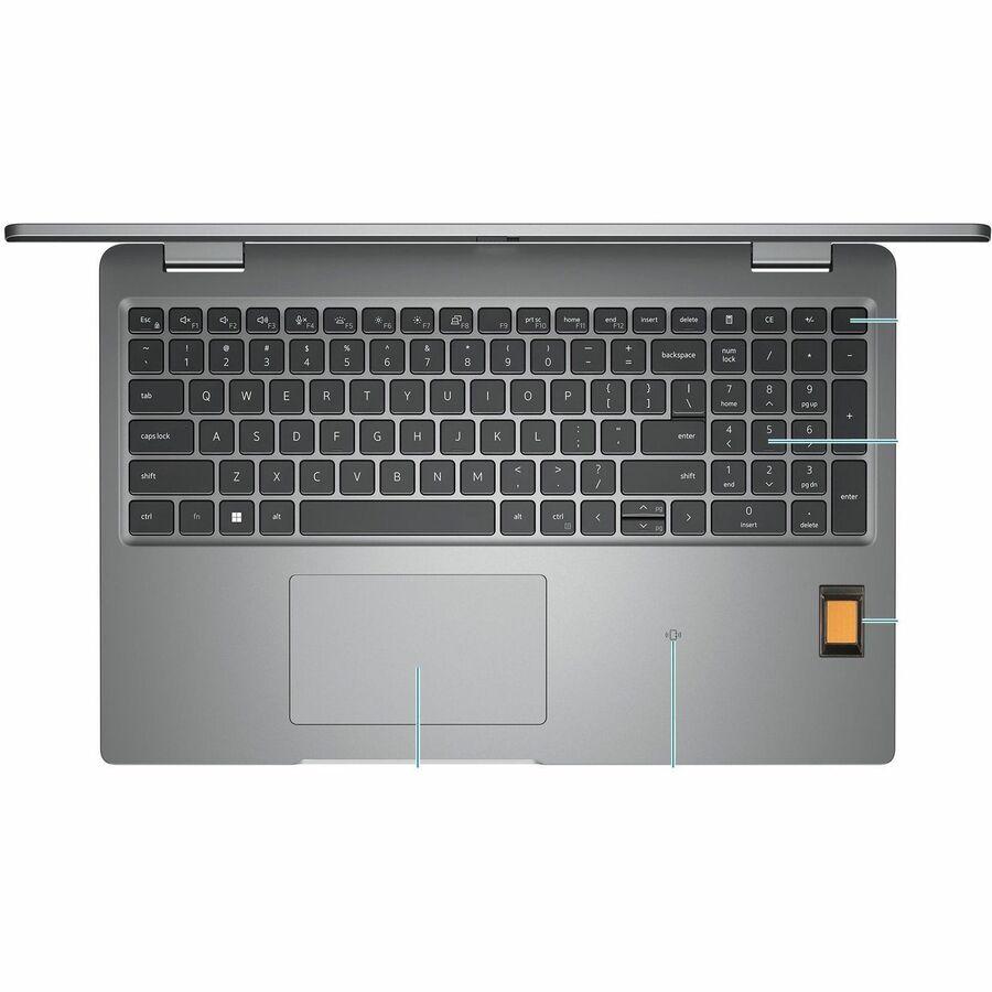 Dell Latitude 5000 5540 15.6 Notebook - Full HD - 1920 x 1080 - Intel Core i7 13th Gen i7-1370P Tetradeca-core (14 Core) - 16 GB Total RAM - 512 GB SSD - Titan Gray - Intel Chip - Windows 11 Pro