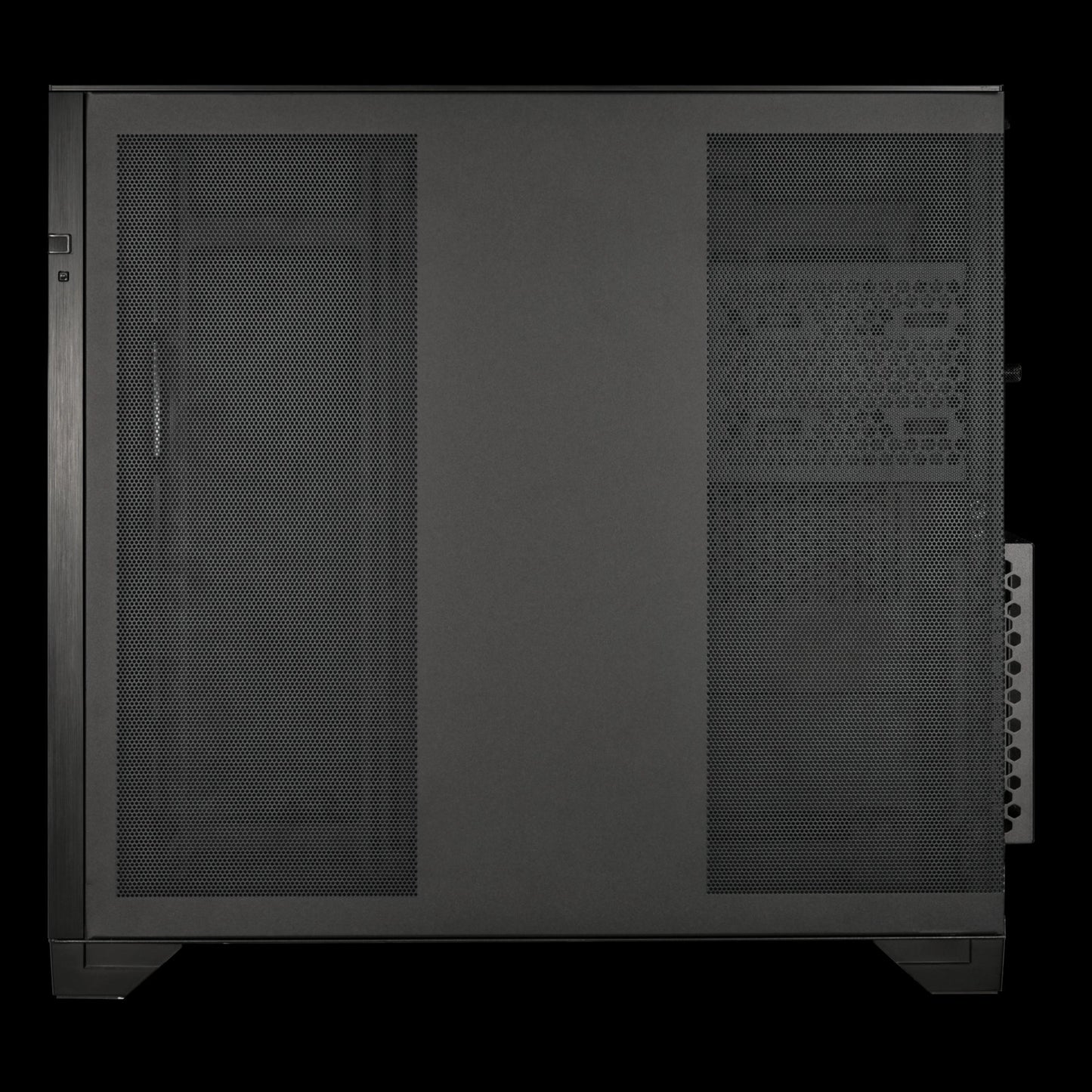 LIAN LI O11 Vision Black Aluminum / Steel / Tempered Glass ATX Mid Tower Computer Case ----- O11VX