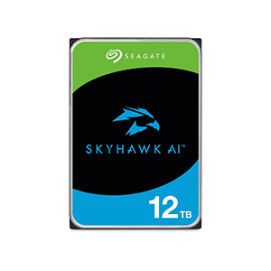 Seagate Skyhawk AI ST12000VE001 12 TB Hard Drive - 3.5" Internal - SATA (SATA/600) - Network Video Recorder, Camera Device Supported - 3 Year Warranty