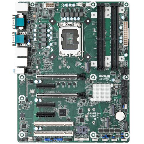 ASRock Industrial IMB-X1712 Intel W680 Intel VPro, VMD RAID 0/1/5/10 LGA 1700 ATX Motherboard