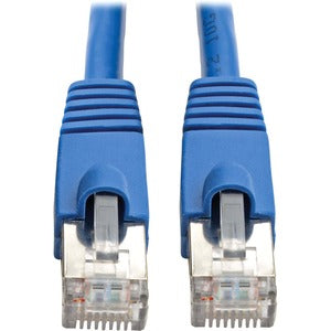 Tripp Lite Eaton Series Cat6a 10G Snagless Shielded STP Ethernet Cable (RJ45 M/M), PoE, Blue, 30 ft. (9.14 m) - 30 ft Category 6a Network Cable