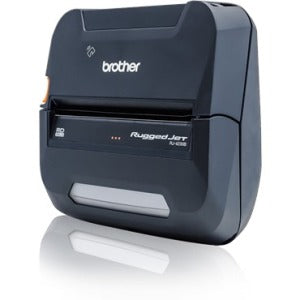 Brother RuggedJet RJ4230BL Mobile Direct Thermal Printer - Monochrome - Portable - Label/Receipt Print - USB - Serial - Bluetooth - Near Field Communication (NFC) - 5 in/s Mono - 203 dpi