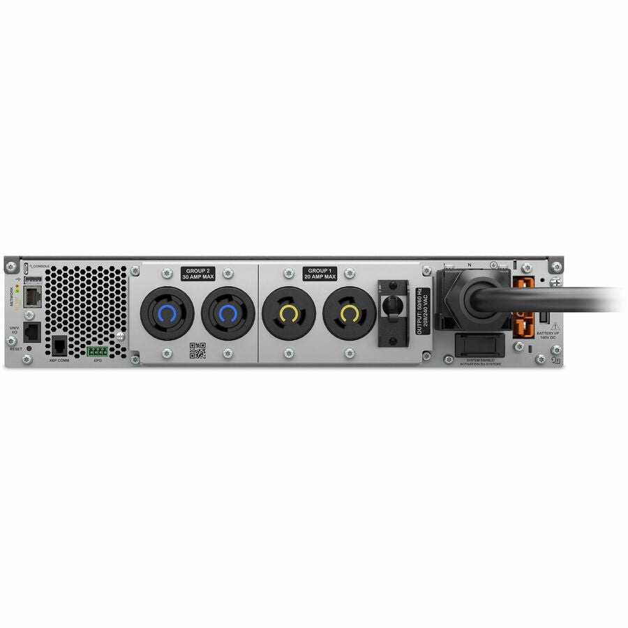 APC by Schneider Electric Smart-UPS Ultra On-Line Lithium ion, 5KVA/5KW, 2U Rack/Tower, 208V - 4U Rack/Tower - 1.50 Hour Recharge - 208 V Input - 208 V AC Output - 2 x NEMA L6-20R, 2 x NEMA L6-30R