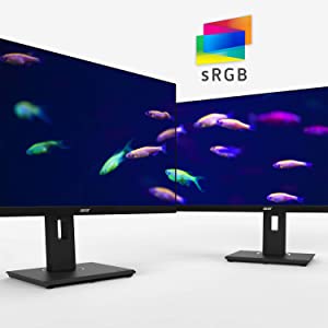 Acer B247W bmiprzx 24" Full HD (1920 x 1200) IPS Monitor - 4ms Response Time | 16:10 Aspect Ratio (Display, HDMI & VGA Ports) - Dealtargets.com