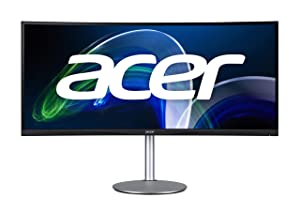 Acer CB342CUR bmiiphuzx 34" 1900R Curved Zero-Frame QHD (3440 x 1440) UltraWide IPS Monitor | AMD FreeSync | 75Hz | 1ms VRB | DCI-P3 95% | 1 x USB 3.1 (Type-C), 2 x HDMI 2.0 Ports & 1 x Display Port - Dealtargets.com