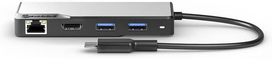 ALOGIC USB-C Fusion MAX 6-in-1 Hub V2 - 2 x USB-A (5G), 1 x USB-C (5G & 100W PD), HDMI (4K@60Hz), VGA and RJ45 Gigabit Ethernet - Dealtargets.com