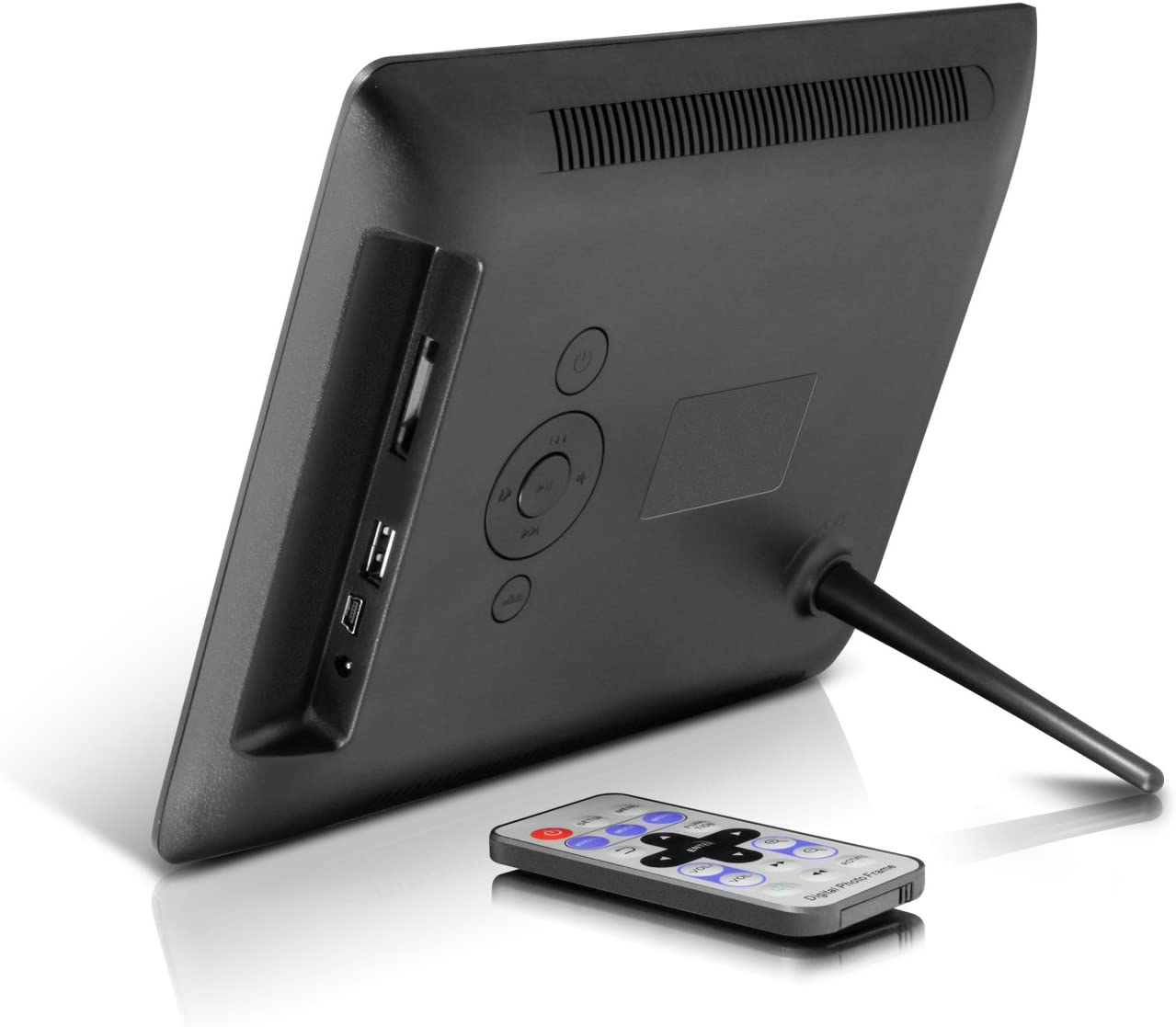 Aluratek ADMSF108F 8-Inch Digital Photo Frame with Energy Efficient Motion Sensor 4GB Built in Memory (Black) - Dealtargets.com