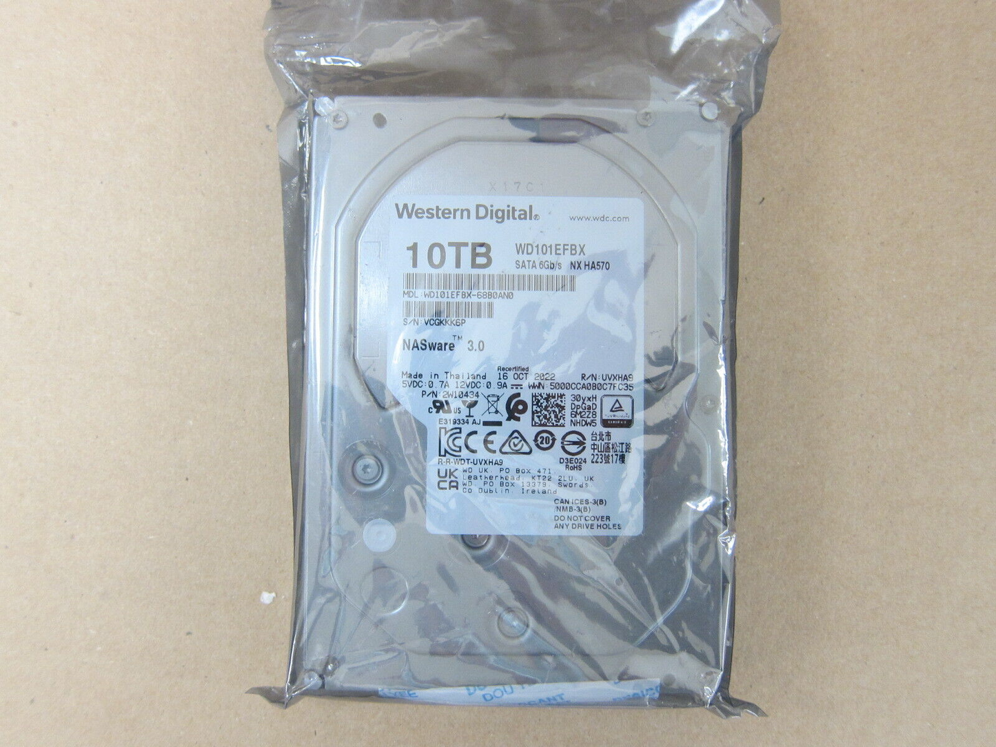 OPEN BOX - Western Digital Red Plus NAS Hard Drive - 10 TB