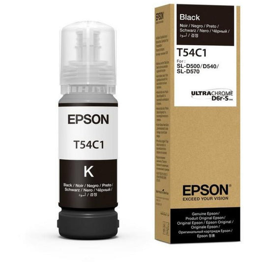 Epson UltraChrome D6r-S T54C Original Inkjet Ink Cartridge - Black - 1 Pack - 70 mL
