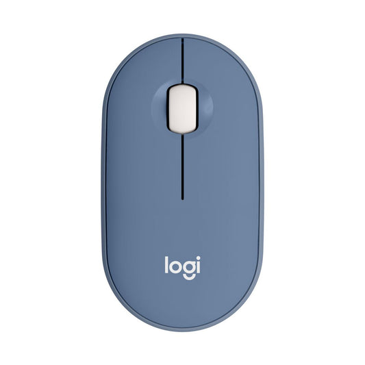 Logitech Pebble Wireless Mouse, Bluetooth, 2.4 GHz Receiver, Silent, Quiet Click