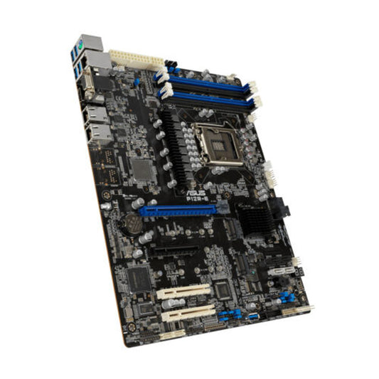 Asus P12R-E Server Motherboard - Intel C256 Chipset - Socket LGA-1200 - ATX - Pentium, Xeon Processor Supported - 128 GB DDR4 SDRAM Maximum RAM - DIMM, UDIMM - 4 x Memory Slots - Gigabit Ethernet - HDMI - 8 x SATA Interfaces