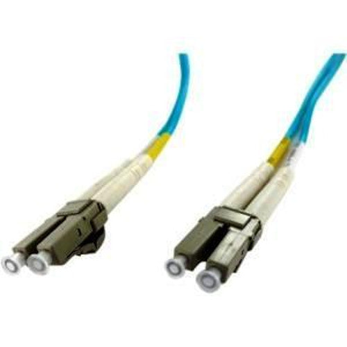Axiom LC/LC Multimode Duplex OM4 50/125 Fiber Optic Cable 0.5m - 1.64 ft Fiber Optic Network Cable for Network Device - First End: 2 x LC Network - Male - Second End: 2 x LC Network - Male - 100 Gbit/s - Patch Cable - 50/125 µm - Aqua