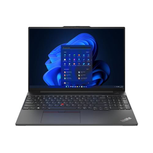 Lenovo ThinkPad E16 Gen 1 16" Laptop Computer - Black; AMD Ryzen 5 7430U 2.3GHz Processor; 16GB DDR4-3200 RAM; 1TB Solid State Drive; AMD Radeon Graphics