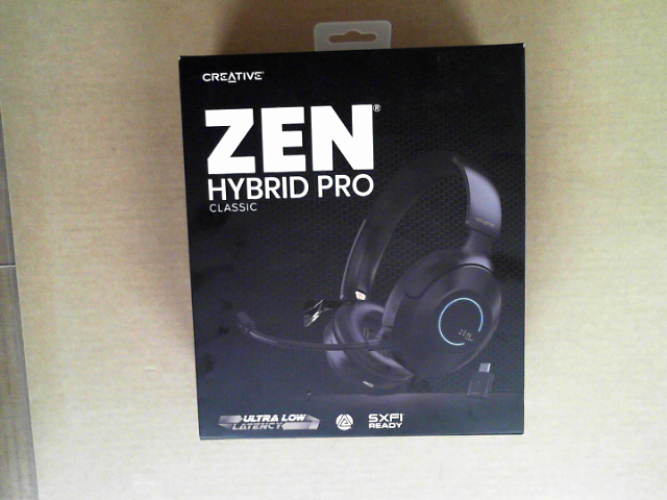 OPEN BOX - Creative Zen Hybrid Pro (Classic) Wireless Over-Ear Headphones with LE Audio, BT-L3 Wireless LE Audio Dongle and Boom Mic, Up to 100 Hours (ANC Off), Hybrid Active Noise Cancellation, Ambient Mode