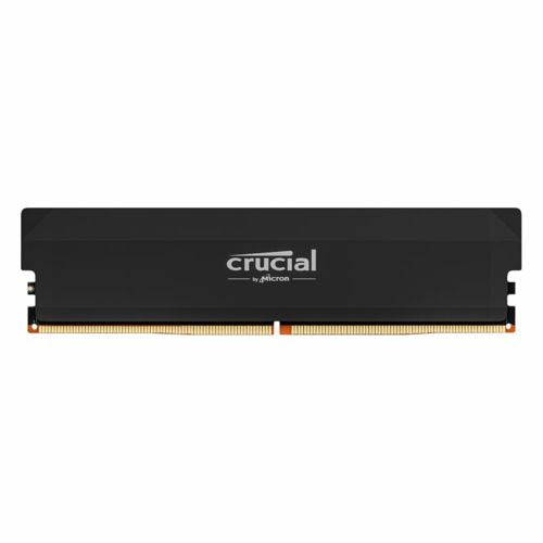 Crucial 16GB Pro Overclocking 6400 MHz UDIMM Memory Module (Black)