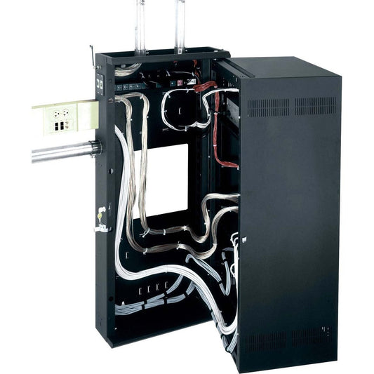 Middle Atlantic DWR Series Pivoting Wall Rack - 24 RU - 24U Rack Height - Wall Mountable - 300 Lb Maximum Weight Capacity